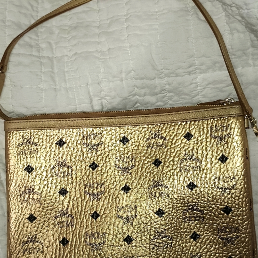 MCM GOLD Shoulder BAG